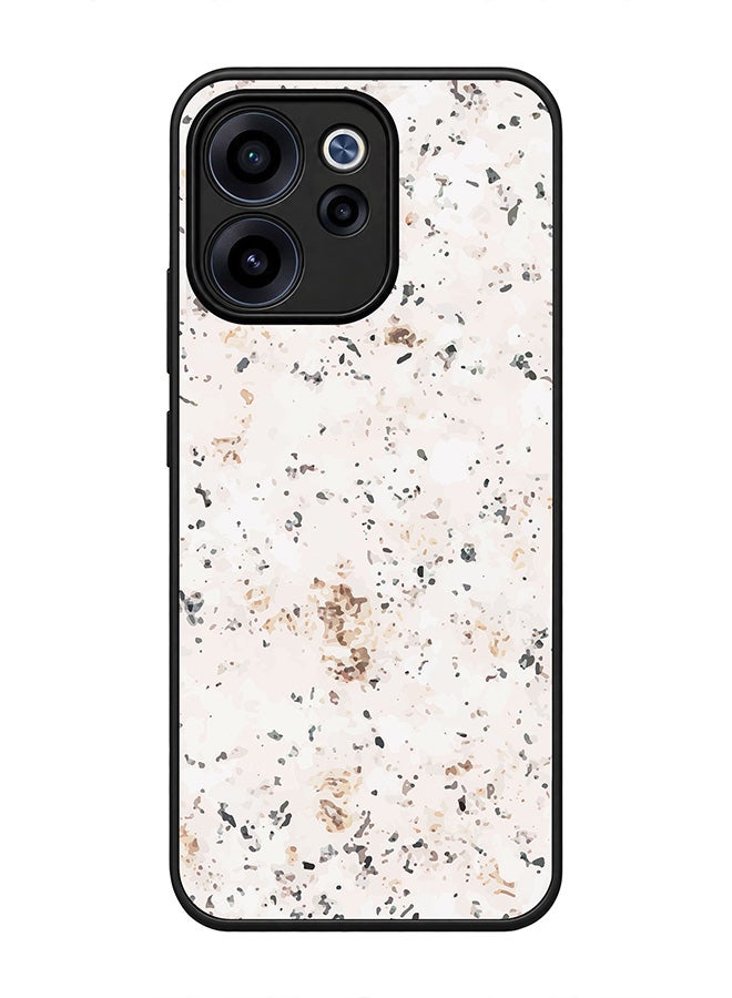 Stylizedd Rugged Case for OPPO Reno15 F / 15 FS- Slim Fit Hybrid Rubber Cover Marble Print Stone
