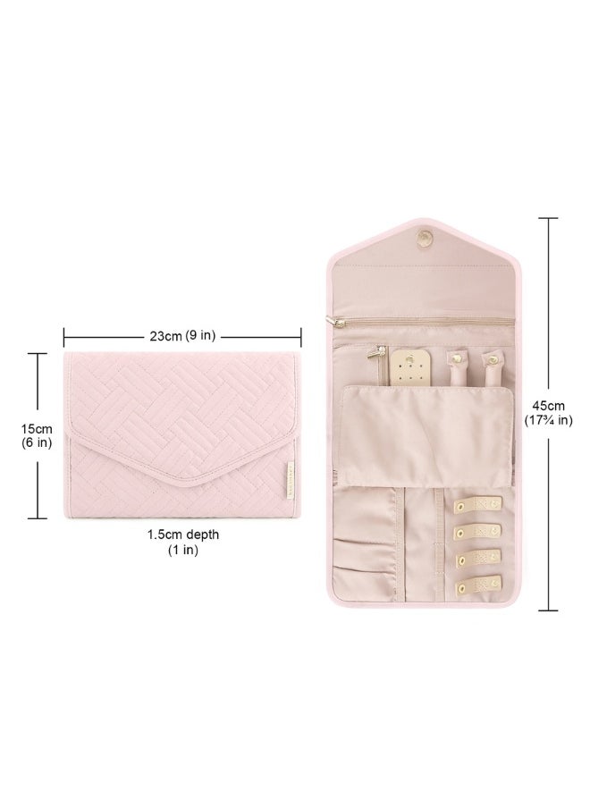 BAGSMART BAGSMART Light Pink Peri Folding Jewelry Organizer  - Image 5