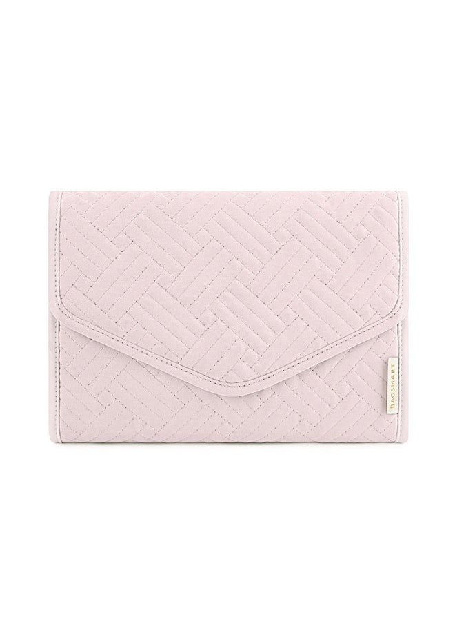 BAGSMART BAGSMART Light Pink Peri Folding Jewelry Organizer  - Image 2