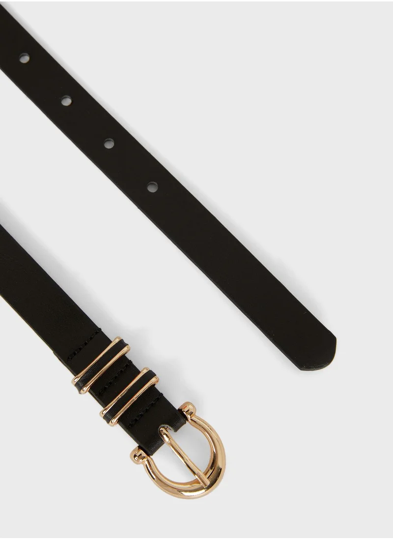 DeFacto Metal Buckle Allocated Whole Belt