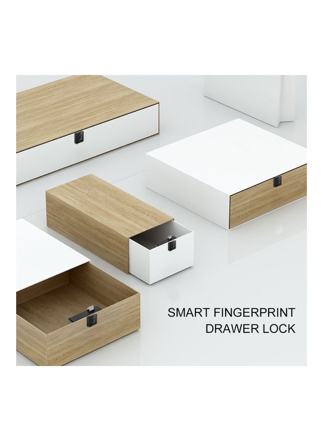 NIBEMINENT USB Rechargeable Smart Fingerprint Lock Black  - Image 4