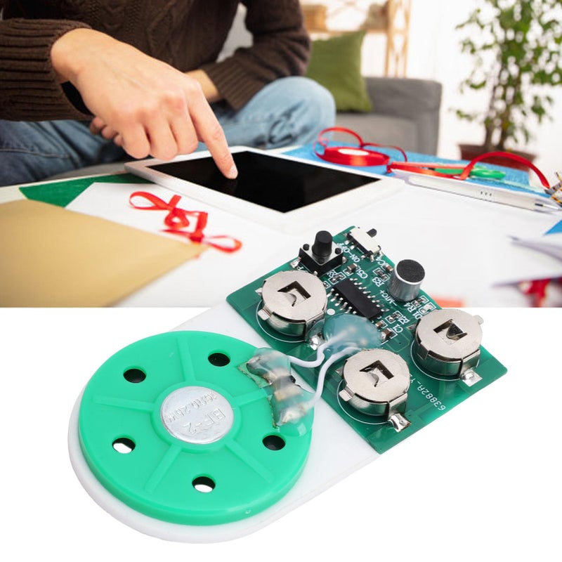 4 دقائق وحدة تسجيل صوتي مع مكبر صوت لبطاقات التهنئة DIY وإطارات الصور - Image 5