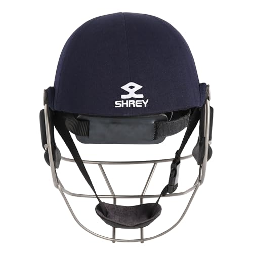 Shrey Master Class Air Titanium Cricket Helmet (Navy, M) - Image 3