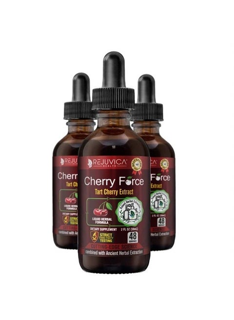 Advanced Tart Cherry Extract - Real Tart Cherries - Rich in Phytonutrients - Liquid Extract for Better Absorption