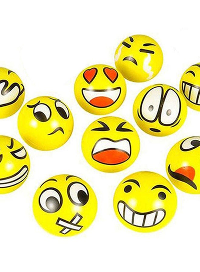 NIBEMINENT 12-Piece Emoji Anti-Stress Ball Set - Image 2