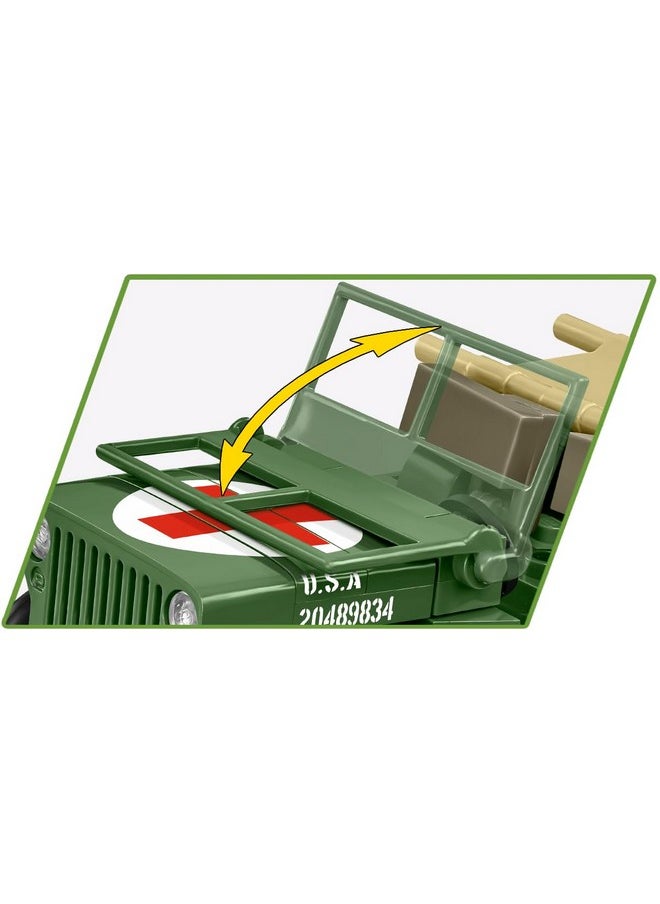 COBI COBI Historical Collection WWII Jeep Willys MB, Medical Vehicle  - Image 4