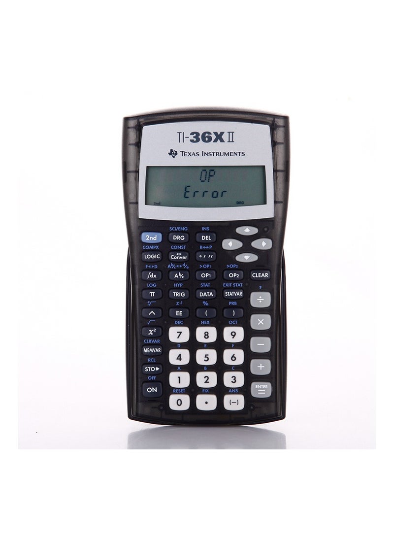 تاكساس إنسترومنتس - آلة حاسبة تكساس إنسترومنتس العلمية، أسود TI-36X II - Image 1