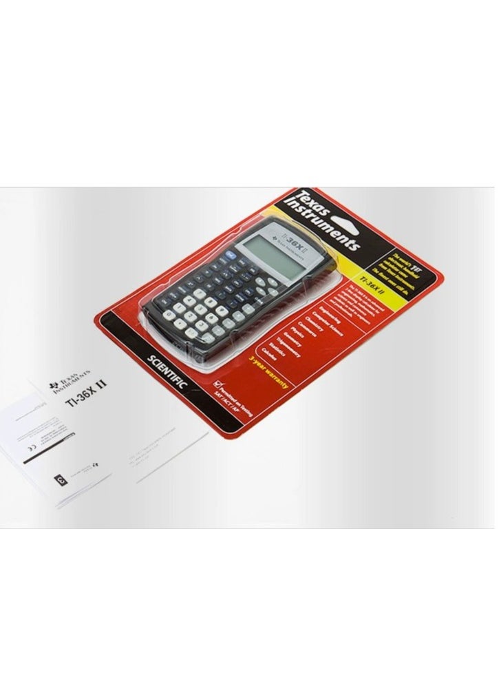 تاكساس إنسترومنتس - آلة حاسبة تكساس إنسترومنتس العلمية، أسود TI-36X II - Image 1