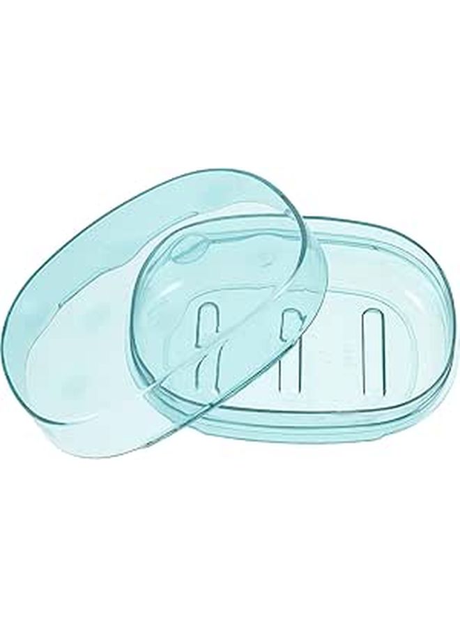 Large Plastic Soap Box With Double Layer And Lid For Bathroom Storage - Image 1