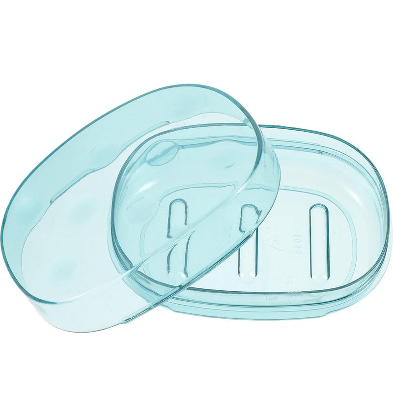 Large Plastic Soap Box With Double Layer And Lid For Bathroom Storage - Image 2