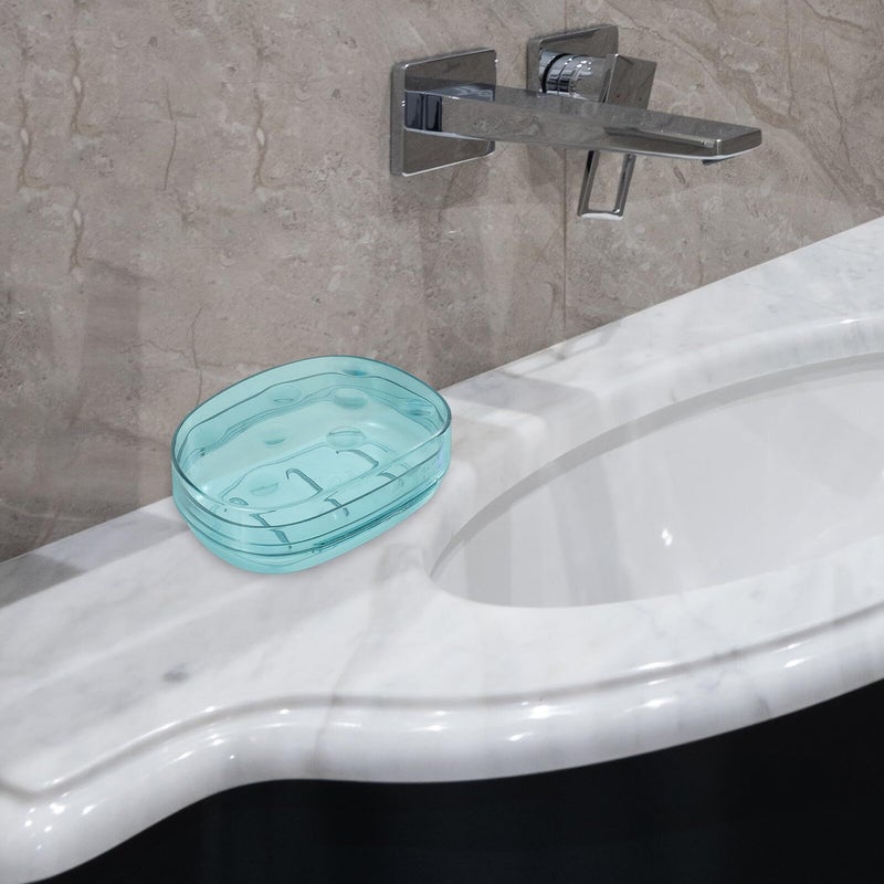 Large Plastic Soap Box With Double Layer And Lid For Bathroom Storage - Image 5