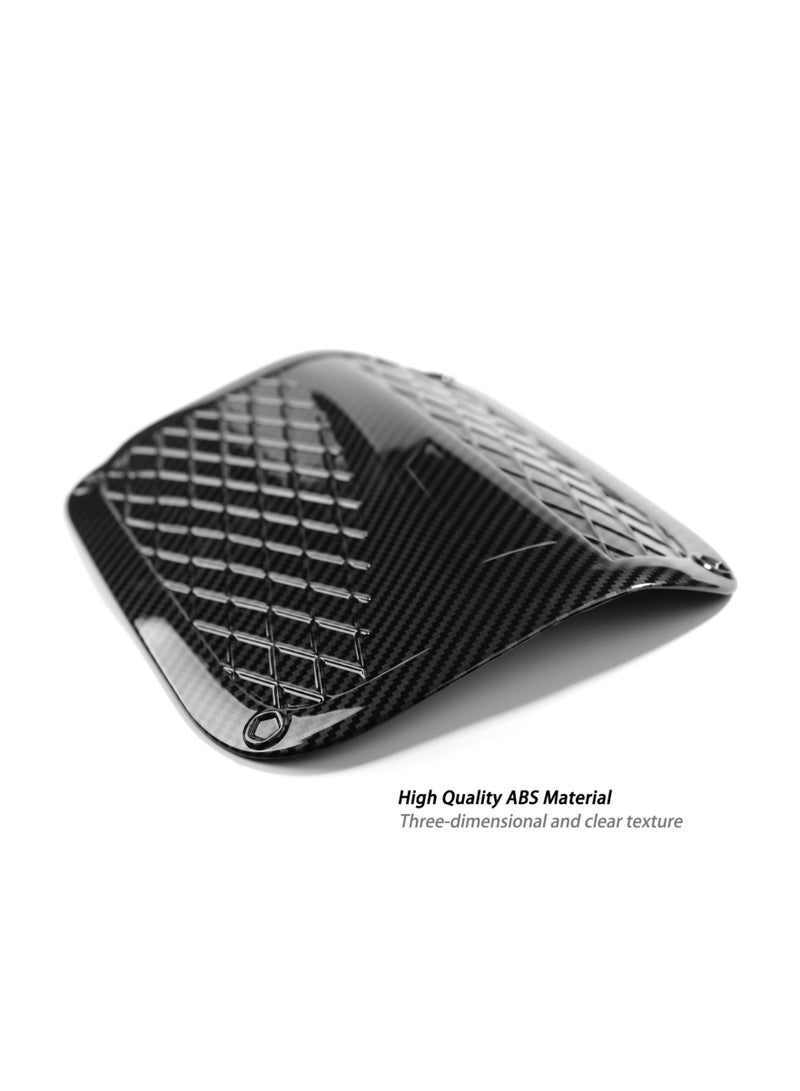 كابتن تيك Carbon Fiber Grain Fuel Tank Cover for Toyota Camry 2018-2022 - Stylish Oil Gas Cap Exterior Decoration Trim Accessories - Image 4