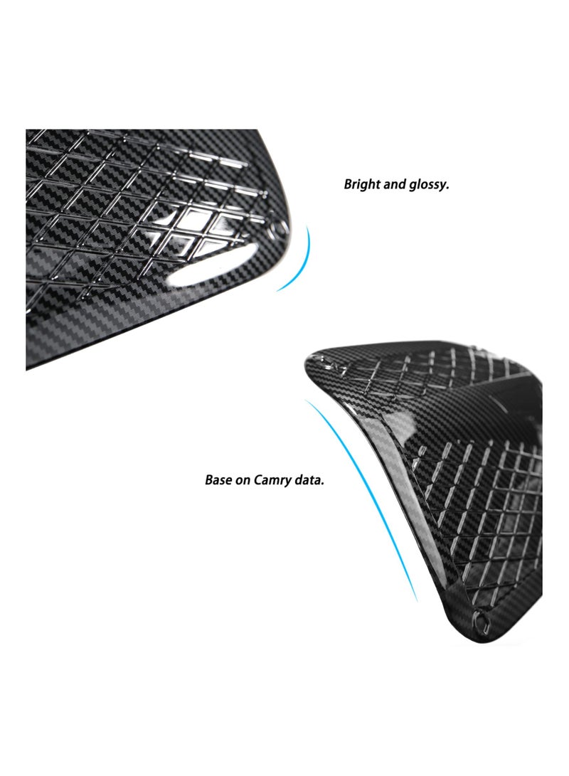 كابتن تيك Carbon Fiber Grain Fuel Tank Cover for Toyota Camry 2018-2022 - Stylish Oil Gas Cap Exterior Decoration Trim Accessories - Image 5