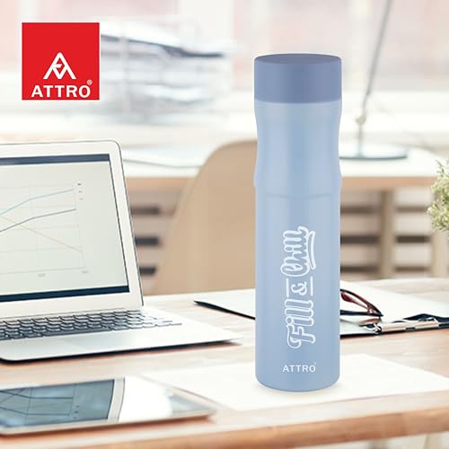 ATTRO Crazy 1000ml Water Bottle - Round Plastic Fridge Bottle - Airtight, Leak-Proof, BPA-Free, Freezer Safe Durable & Lightweight - Set of 4 Assorted - Ideal for Home & Office - Image 3