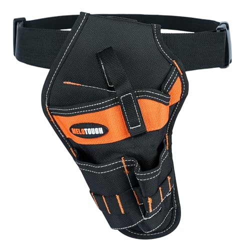 MELOTOUGH Tradesman Pro Drill Pouch for Tool Belt Left Handed Belt Cordless Drill Holder Tool Holster Impact Holster(Left Hand) - Image 1