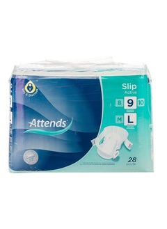 Attends Slip Active 9 Large 28 Pcs  - Image 1