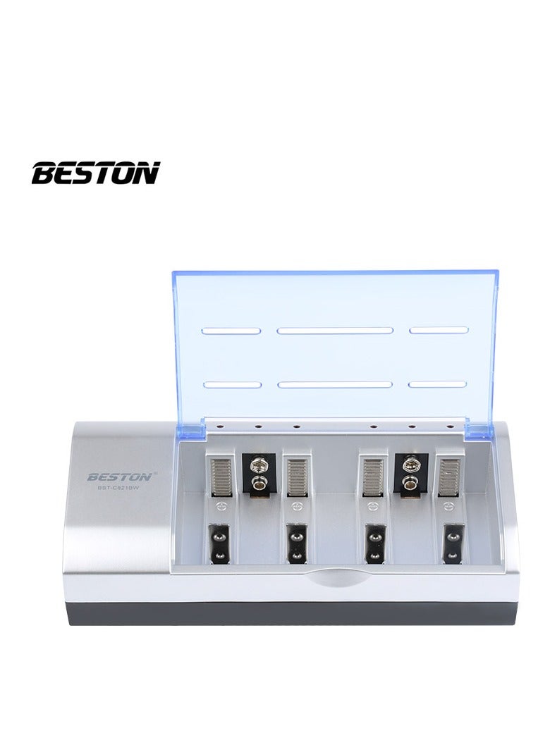 BESTON Beston BST-821BW Original Standard Charger AA / AAA / C / D / 9V 1.2V Rechargeable Battery - Image 1