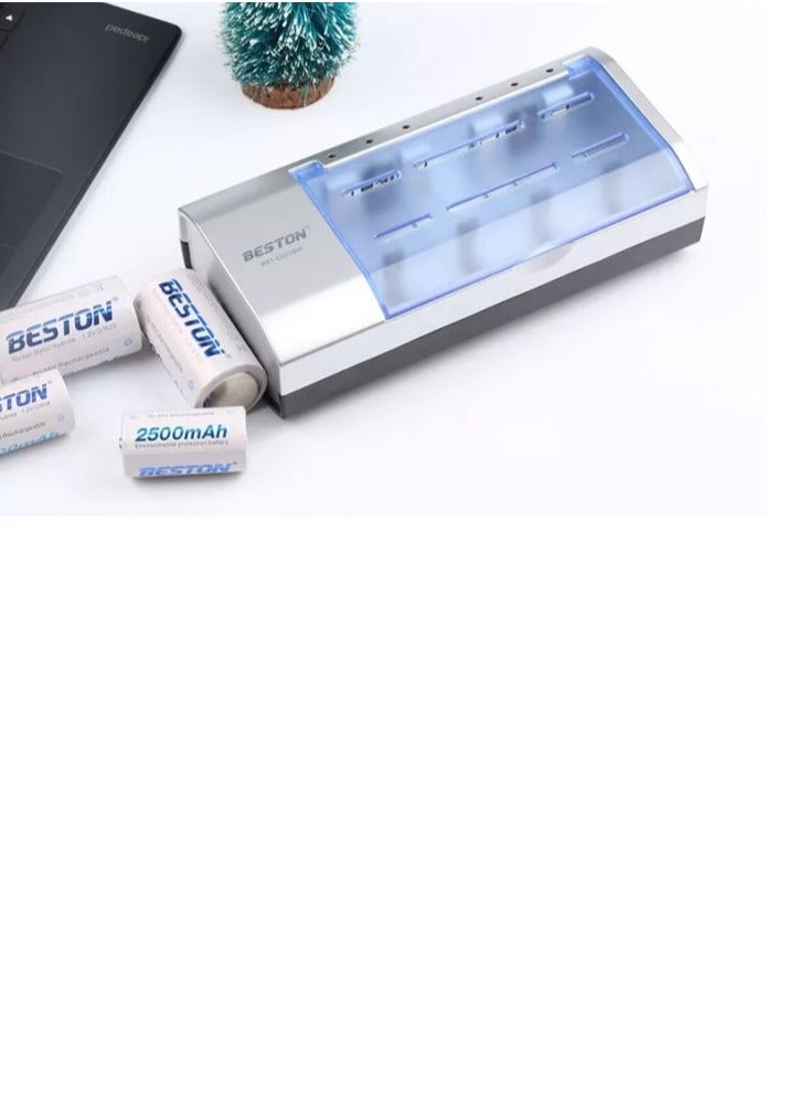 BESTON Beston BST-821BW Original Standard Charger AA / AAA / C / D / 9V 1.2V Rechargeable Battery - Image 5