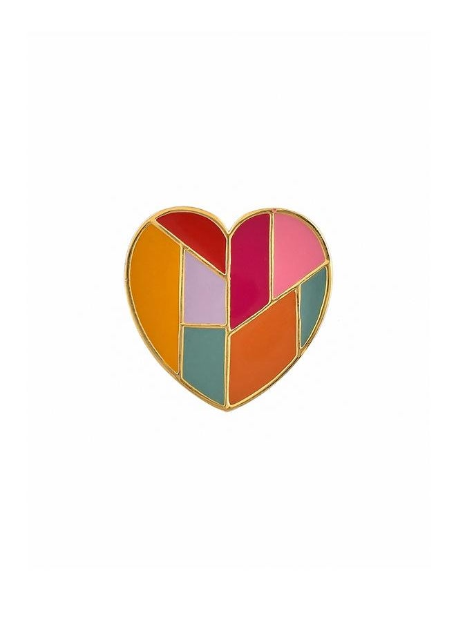 VOYLLA Valentine's Day Mosaic Heart Ring  - Image 3