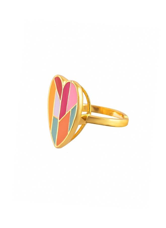 VOYLLA Valentine's Day Mosaic Heart Ring  - Image 2