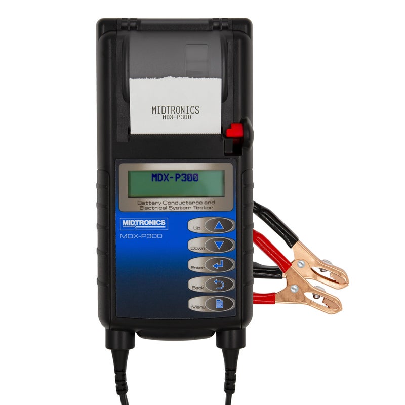 محلل نظام الكهرباء لبطاريات السيارات والشاحنات Midtronics 12V المتقدم MDXP300 لبطاريات AGM