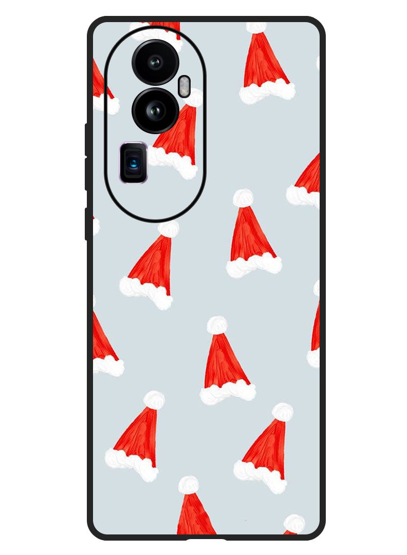 Theodor Protective Case Anti Scratch Shock Proof Bumper Cover For Oppo Reno 10 Pro Plus Christmas Caps - Image 1