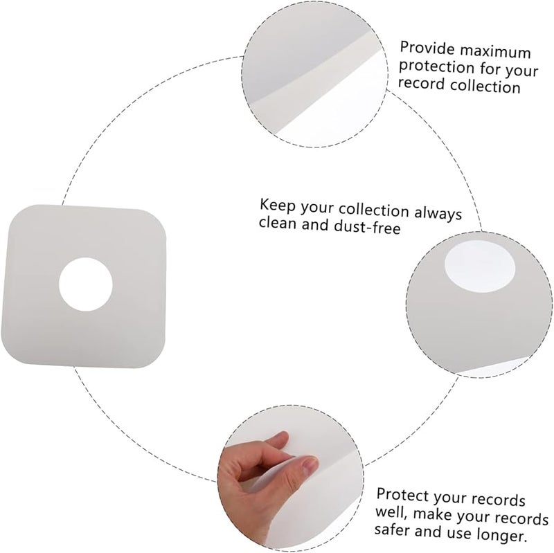 Vinyl Record Inner Sleeves 10 Pack Paper Protectors Anti Static Dust Scratch Resistant - Image 5