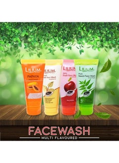 LILIUM Anti Polution Face Wash Multi Flavoured Combo Pack Of 4Gc1021  - Image 3
