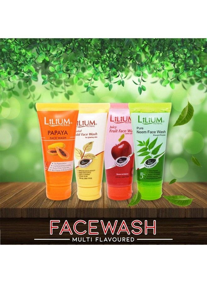 LILIUM - Anti Polution Face Wash Multi Flavoured Combo Pack Of 4Gc1021 - Image 1