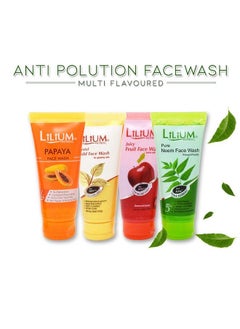 LILIUM Anti Polution Face Wash Multi Flavoured Combo Pack Of 4Gc1021  - Image 4