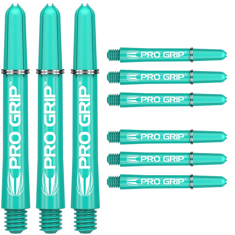 Target Darts أعمدة دارتس برو جريب من تارجت - مجموعة من 9 | أبيض، قصير-34 مم | أعمدة دارت، ملحقات دارت احترافية، مجموعة أعمدة 2BA مع حلقات - Image 1