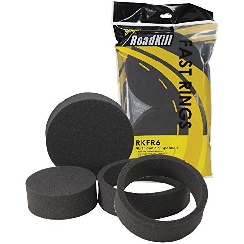 STINGER Road Kill RKFR6 3 Piece Foam Speaker Enhancer System Kit for 6" & 6.5" Drivers,Black - Image 3