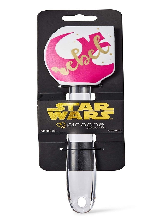 Seven20 Star Wars 11-Inch Silicone Spatula - Cute Home Kitchen Baking, Cooking Utensil - White & Pink Rebel Design - Oven-Safe Household Grilling Gadget - Fun Novelty Christmas Gifts For Men, Women, Cooks - Image 4