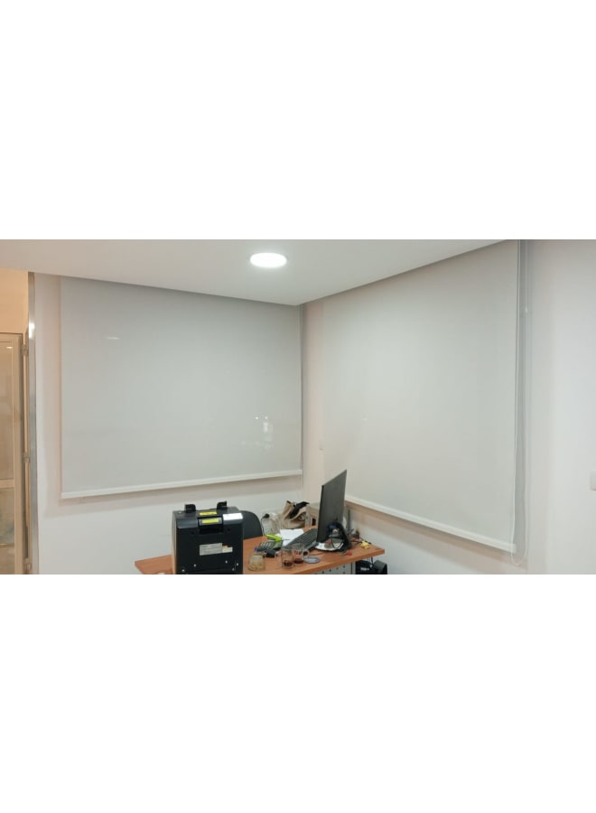 بانيكس  ستائر بلاك اوت ابيض 125W x 125H سم  - Image 3