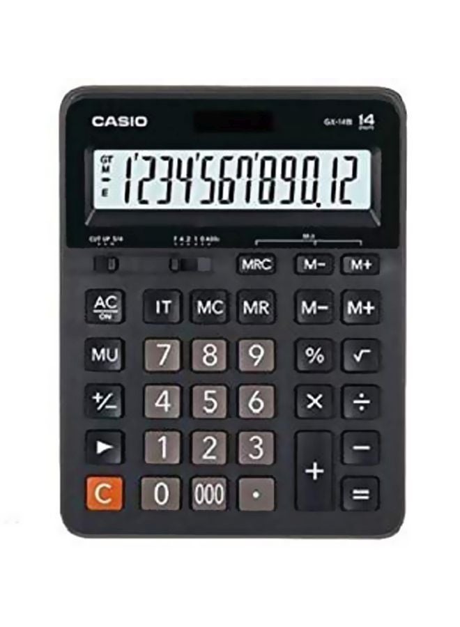 CASIO 14-Digit Practical Calculator Black - Image 2