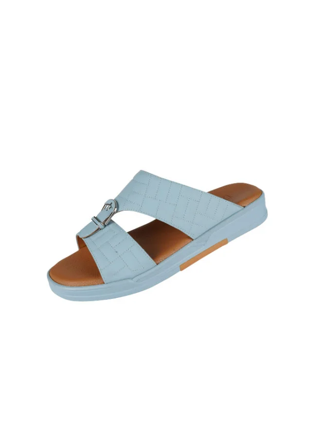 barjeel uno Barjeel Uno Mens Elegant Sandals SP-115 Light Blue
