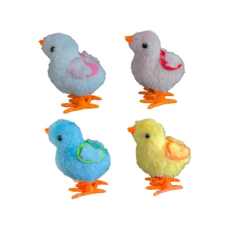 YUERFEILA Bunny and Jumping Chick Toys Easter Wind Up Chick and Chicken Hopping Windup Toy for Kids Toddlers Party Favors Goody Bag Fillers Gifts - Image 3