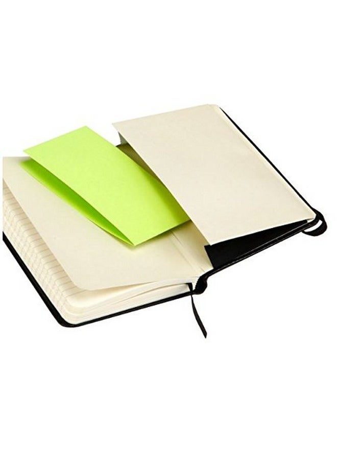 C.R. Gibson C.R. Gibson Genuine Bonded Leather Journal, By Markings, Smyth Sewn Binding, 192 Ivory Colored Ruled Pages, Pocket On Inside Back Cover, Measures 3.5" x 5.5" - Small Brown (MJ3-4792)  - Image 3