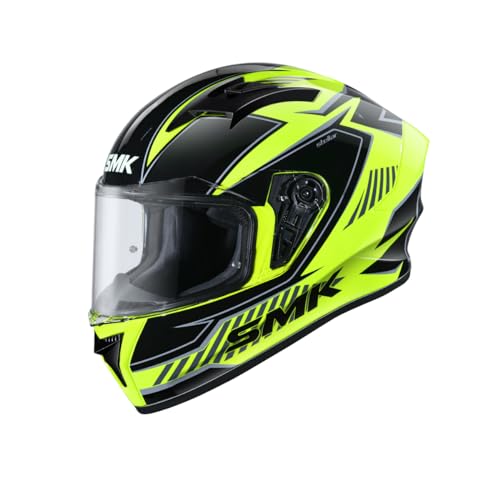 SMK Helmets SMK Stellar Sports Adox Helmet ISI, DOT & Ece-06 Certified Full Face Helmet - Image 1