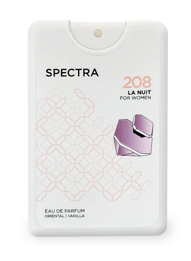 سبكترا بوكيت 208 عطر لا نويت او دي بارفيوم للنساء - 18مل - Image 2