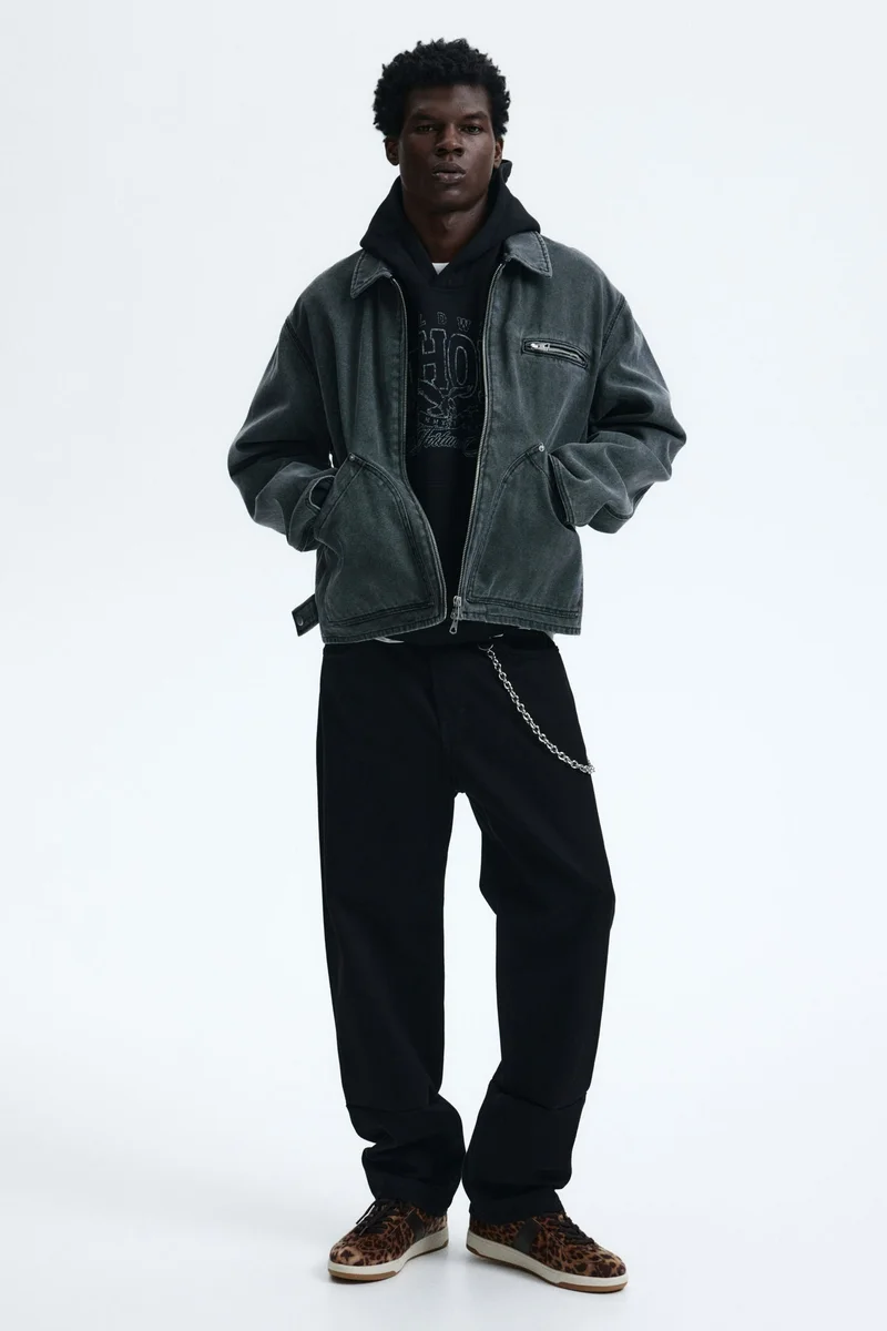 H&M  Loose Fit Hoodie for Men | Best Price UAE