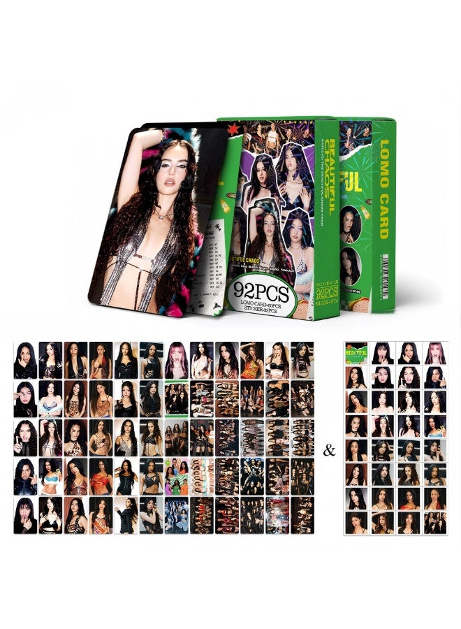 مجموعة كارتس آي لوموكارد والملصقات – 92 قطعة (60 لوموكارد + 32 ملصق عشوائي) | مجموعة بطاقات صور جمالية لمحبي الكيبوب