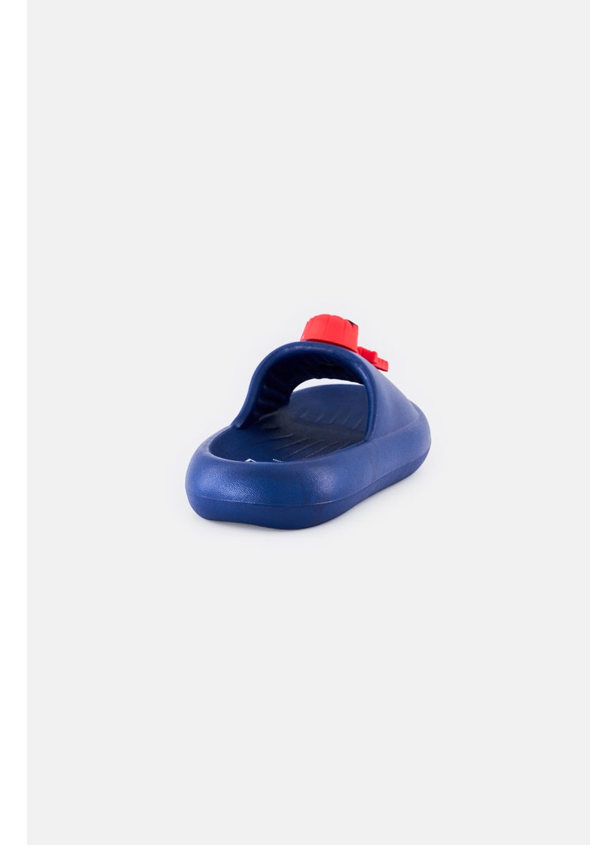 MARVEL Toddlers Boy Spider Slip On Slippers, Navy  - Image 2