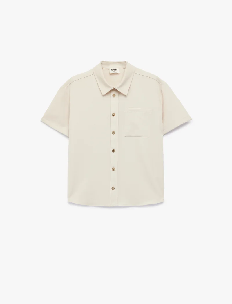 كوتون Oversized Basic Shirt