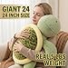 Gudisi 24 Pounds Weighted Turtle Stuffed Animals 157Inch Weighted Turtle PlushHuggable Companion for Kids Adults Gift for Thanksgiving Christmas and Birthday - Image 4