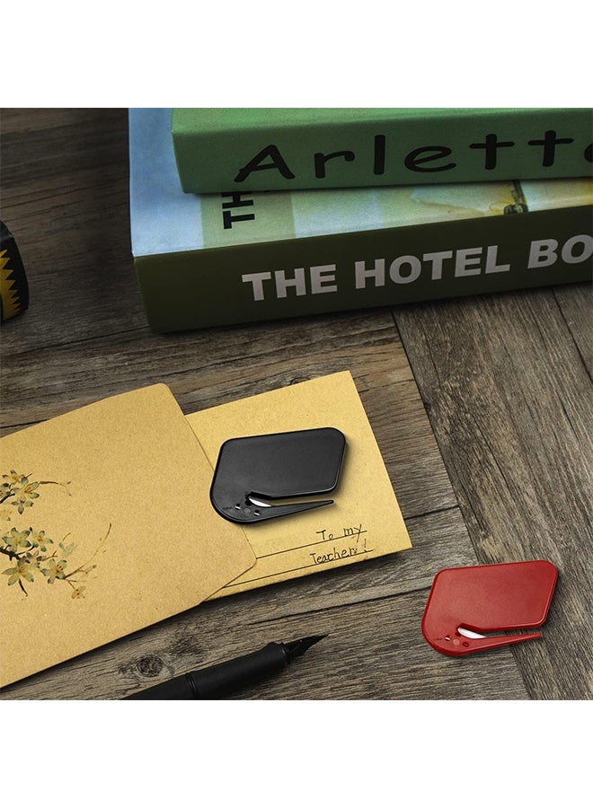 Letter Opener Envelope Slitter 4 Pack Letter Openers Plastic with Blade Envelope Opener Mail Opener for Envelope,Package,Paper Cut,Safe Letter Opener - Image 5