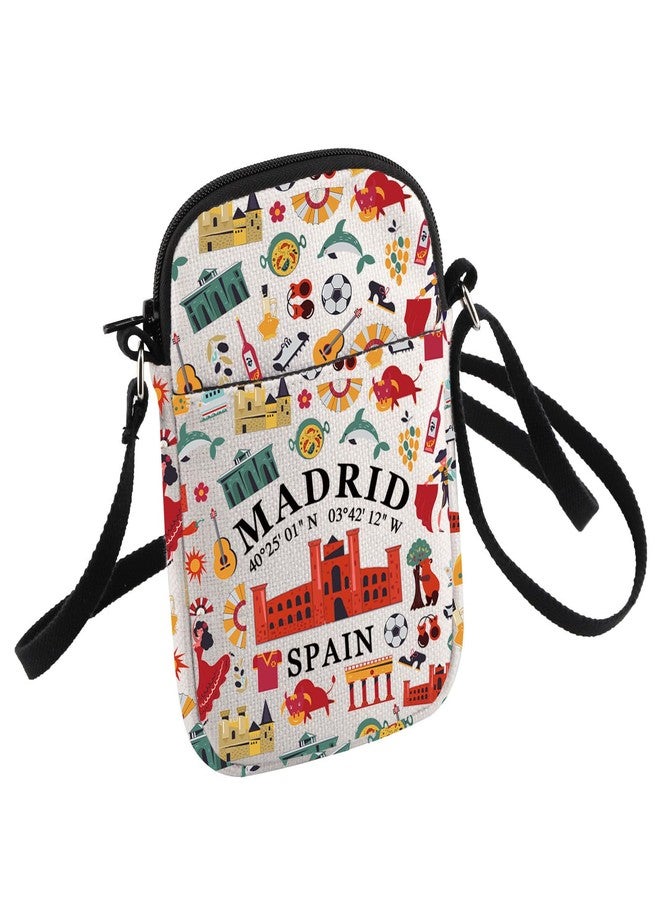 HOLLP Spanish Mom Crossbody Bag Madrid Souvenir Gift Madrid Spain Travel Small Sling Bag Spain Lover Gift (MADRID) - Image 1