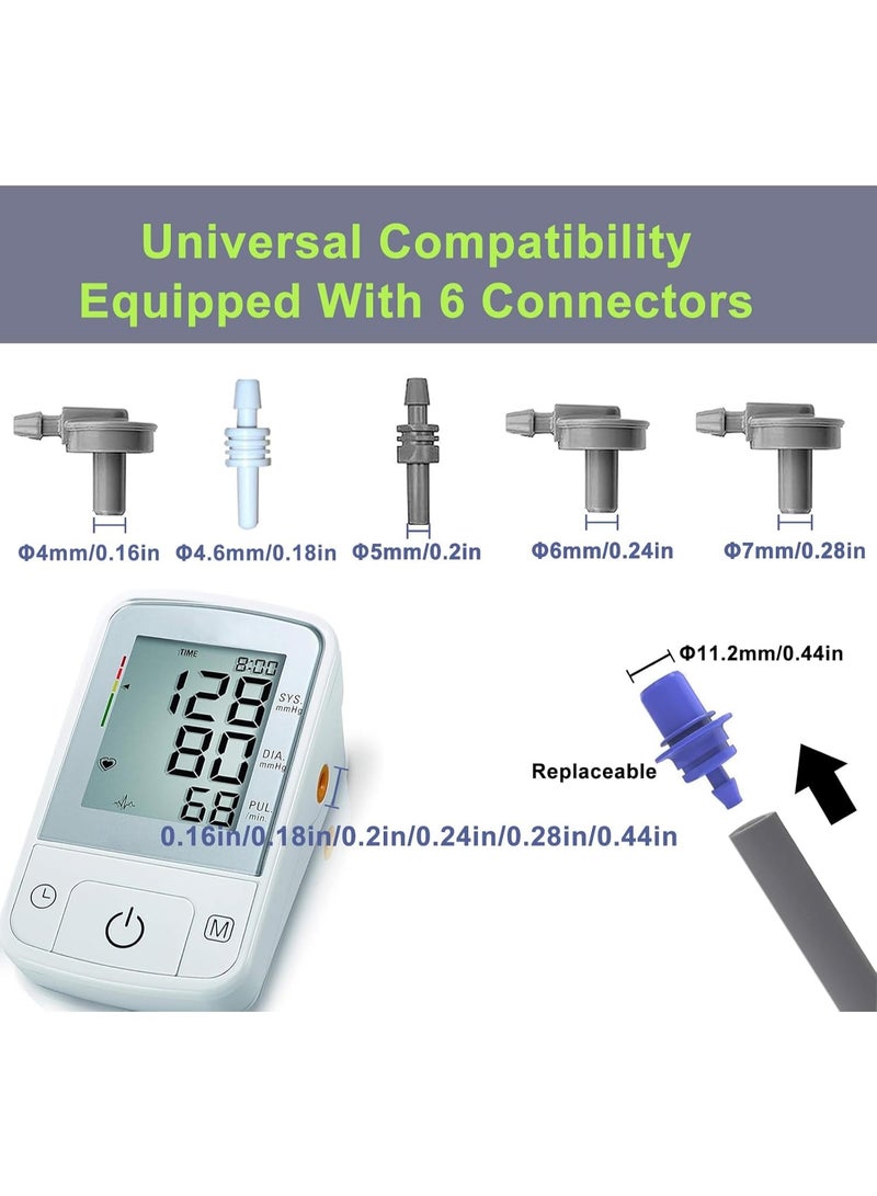 YelaJoy Grey Large Blood Pressure Cuff, (22-52CM) BP Cuff Compatible, Replacement Cuff for Adult Big Arms,1 Connectors (4.6mm), Cuffs Only - Image 2