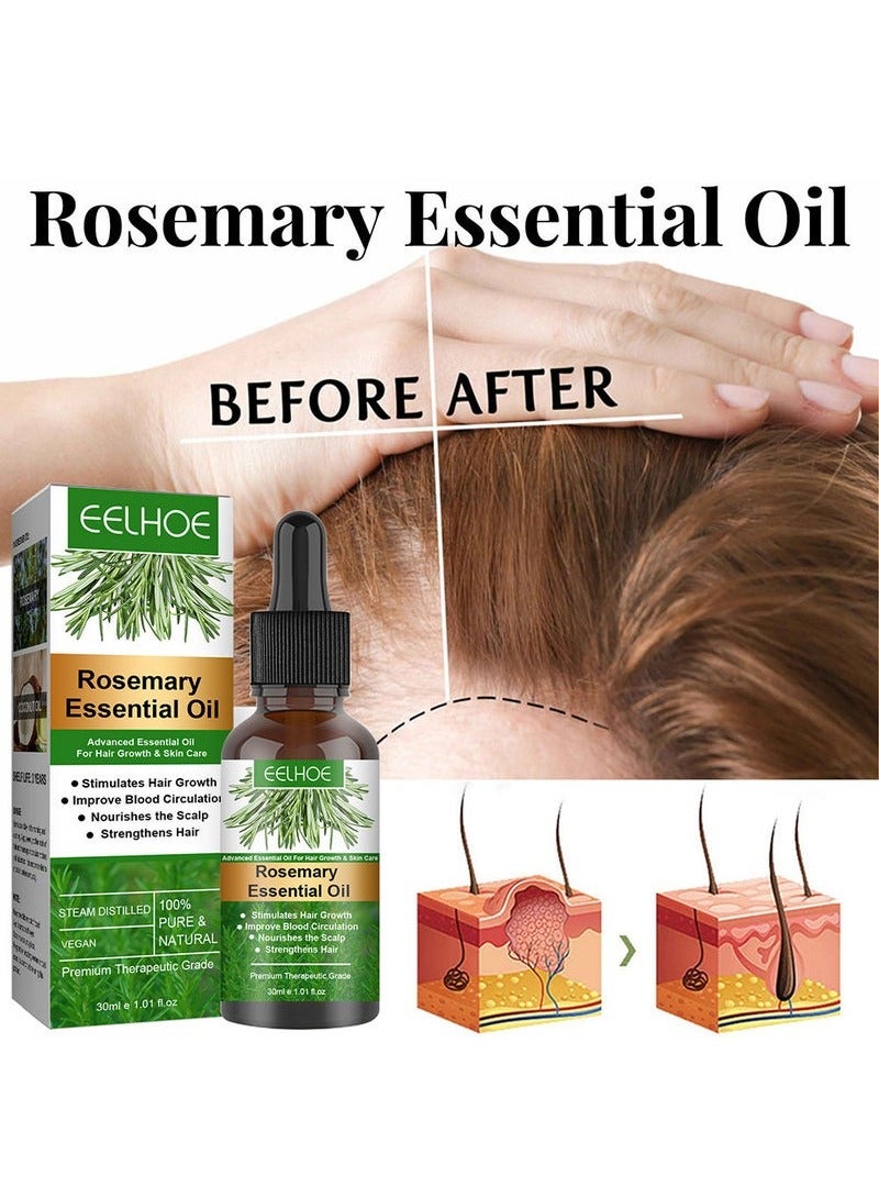 EELHOE Rosemary Essential Oil For Hair Growth Skin Care - Image 2