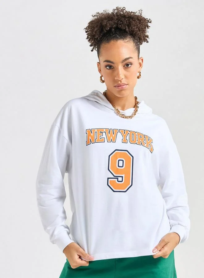 سبلاش فيڤ طقم هودي وسويت بانتس بأكمام طويلة مطبوع